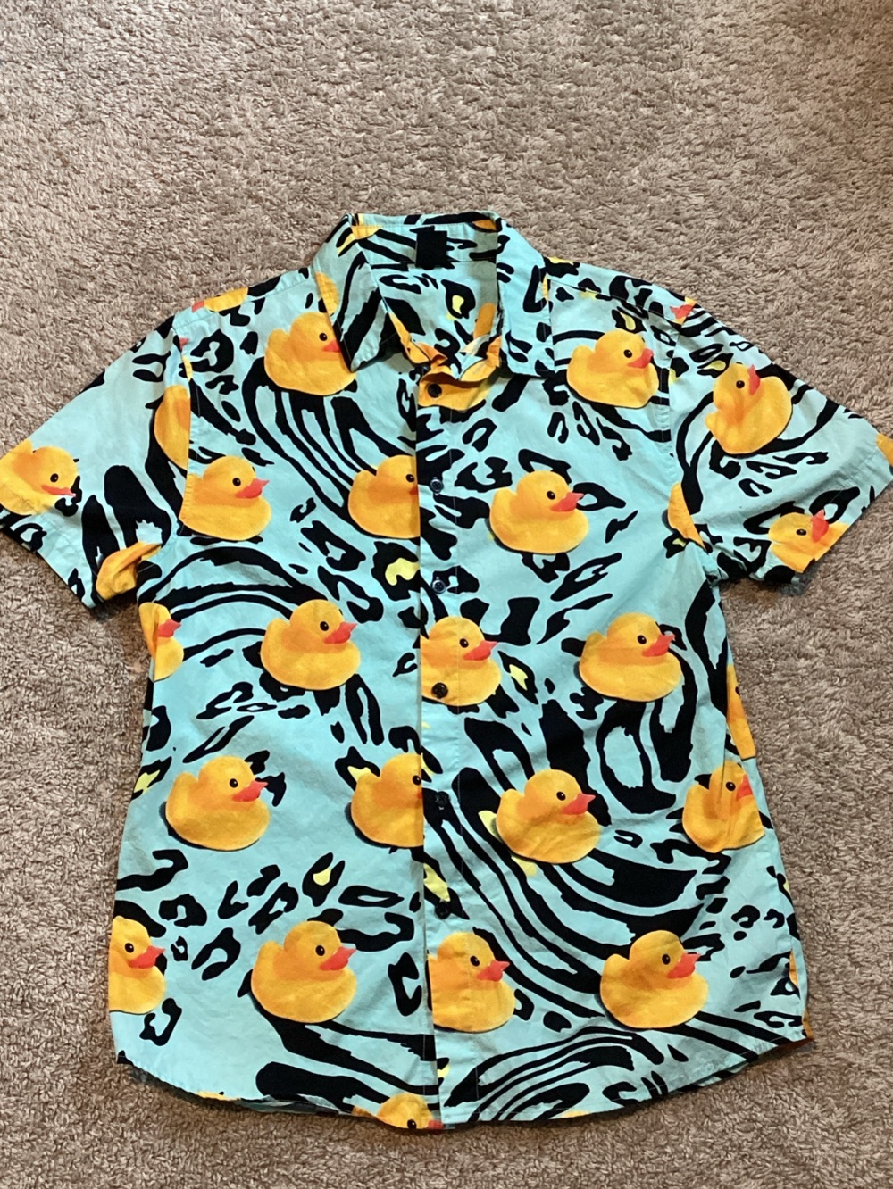 Neff Rubber Ducky Casual Beach Button Down